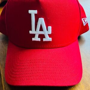 Red LA Logo Cap